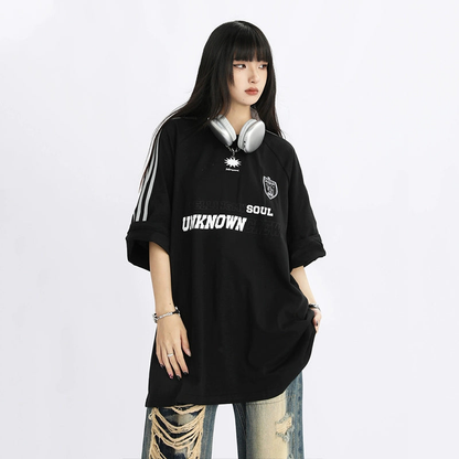 Raglan sleeve oversized T-shirt NA1766