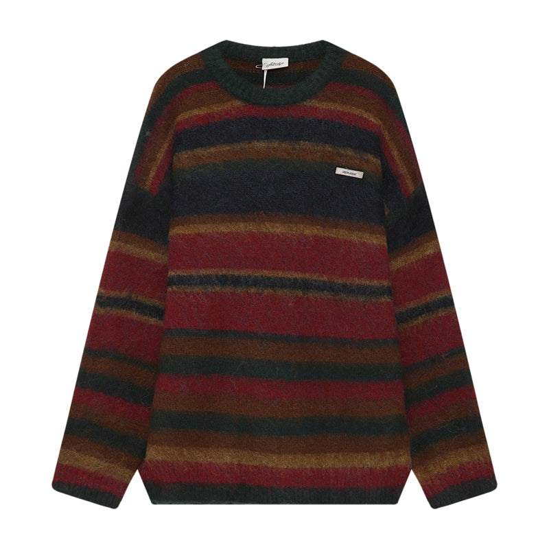 Retoro Contrasting Knit Sweater NA1749