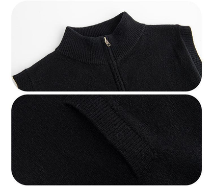 Sleeve Half Zip Knit &amp; Knit Arm Cover WNW0144