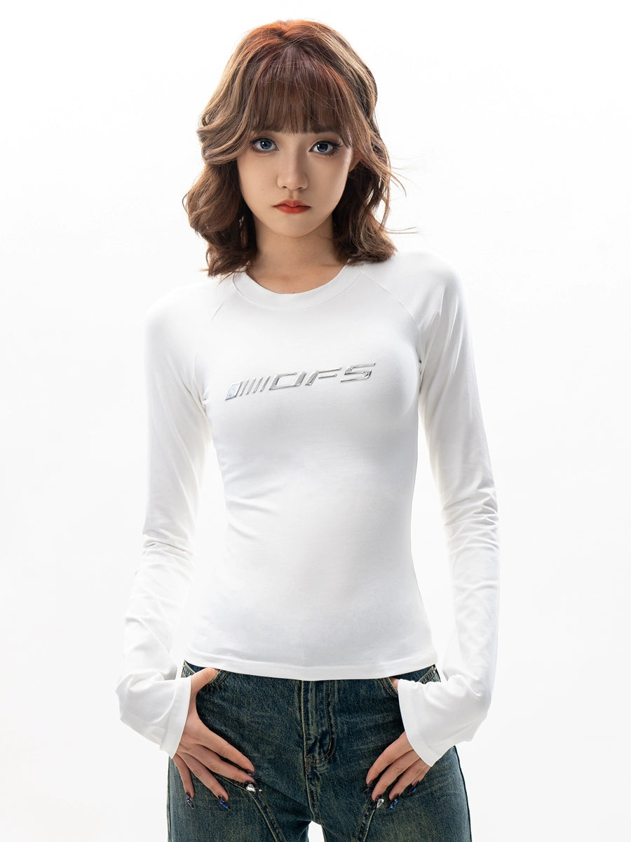 Slim Fit Long-sleeve Top NA2045