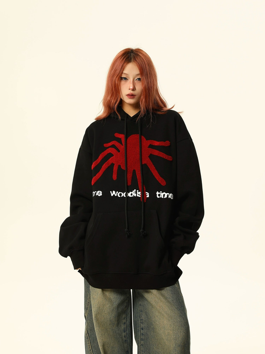 Spider Flocking Hoodie NA1763