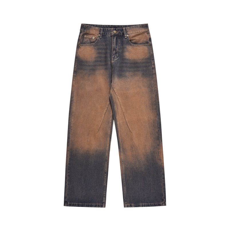 Yellow Mud Dye Denim Jeans NA1759