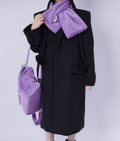 Original Design Thickened Plush Scarf NA8421