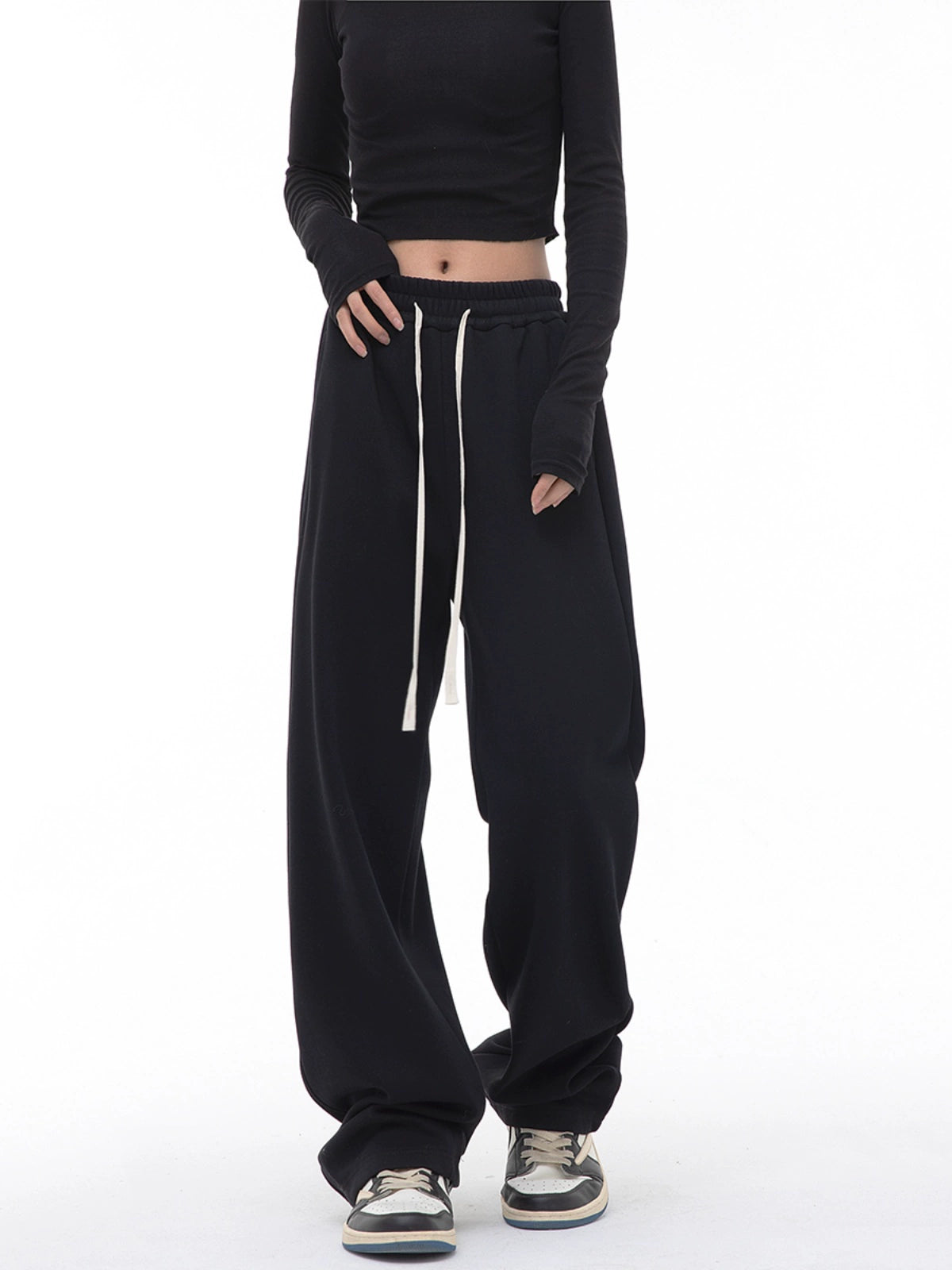 Basic Casual Slim Straight Sweatpants NA2364